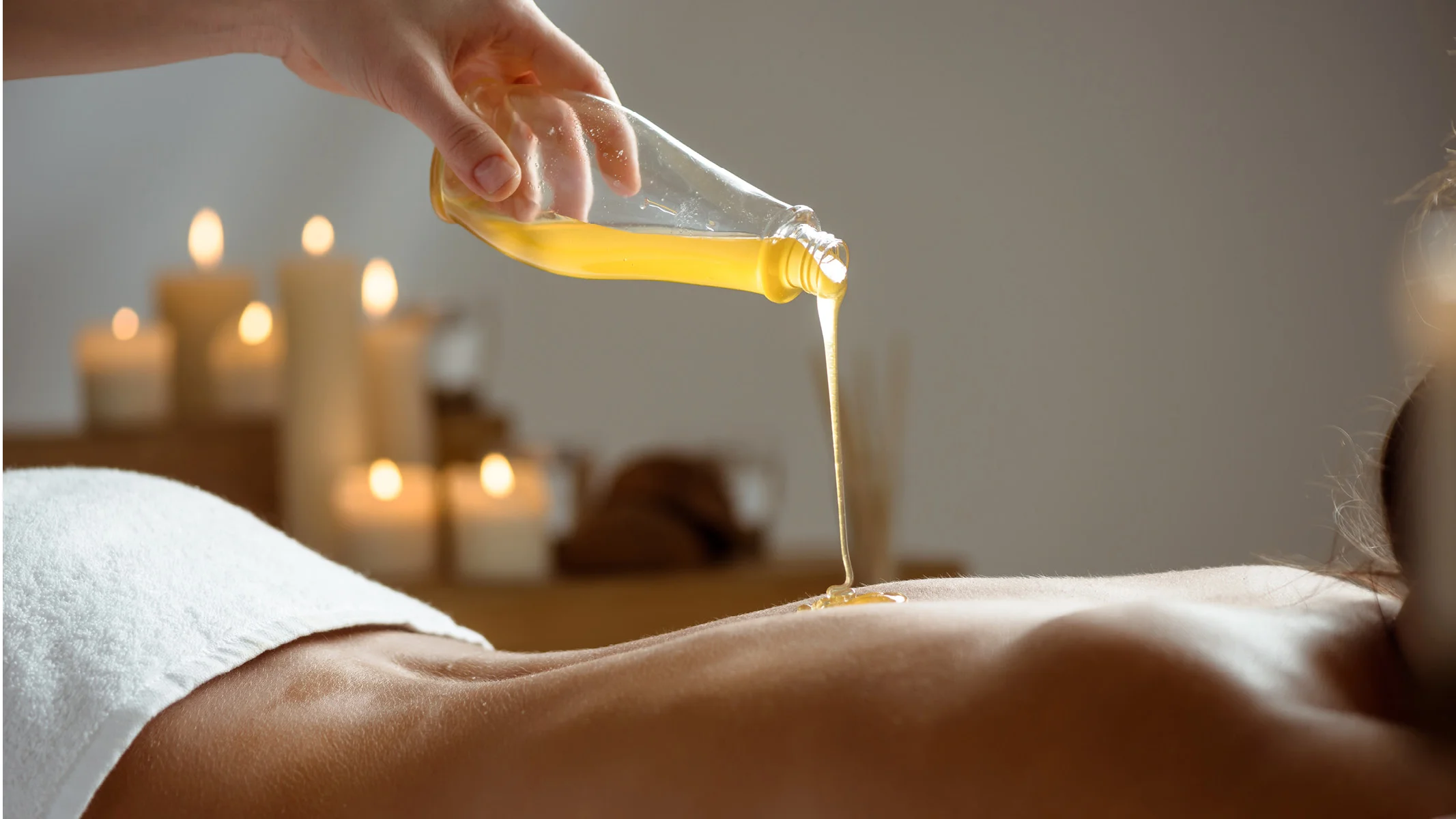 A massage with a mixture of warm honey and warm buttermilk